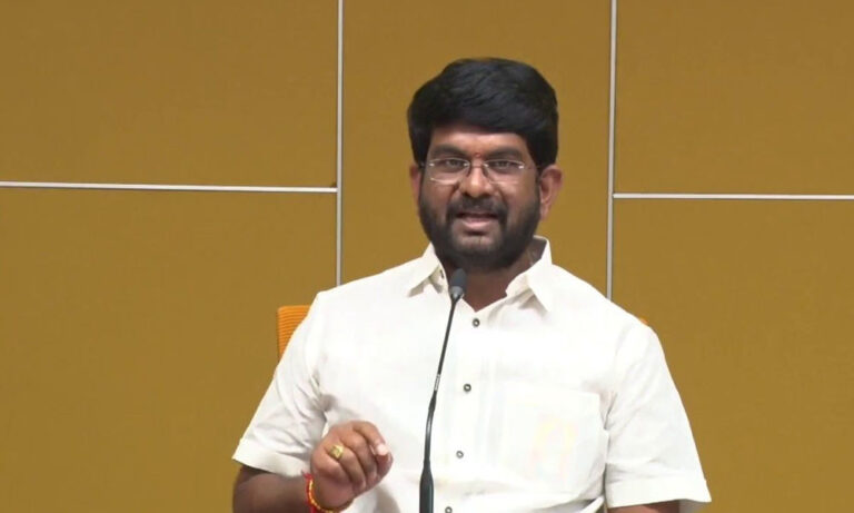 Jagan playing games with students lives MLC Raju