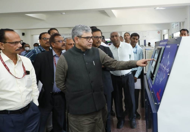 Railway Minister Ashwini Vaishnav reviewed the functioning of the Kavach system at the prestigious IRISET Centre