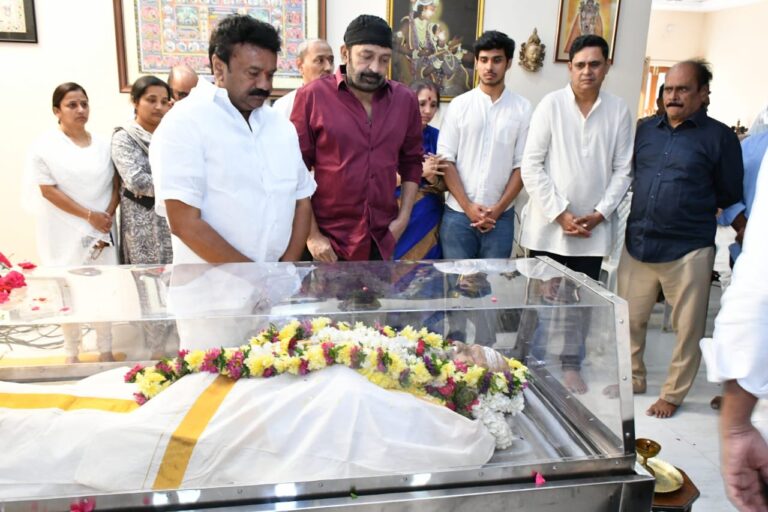 talasani pays tribute to Viswanath