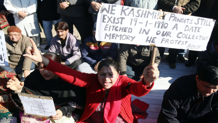 Kashmiri-Pandits-protest