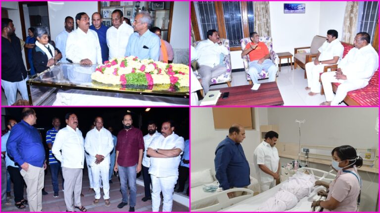 Ministers condole Vijayarama Rao's death