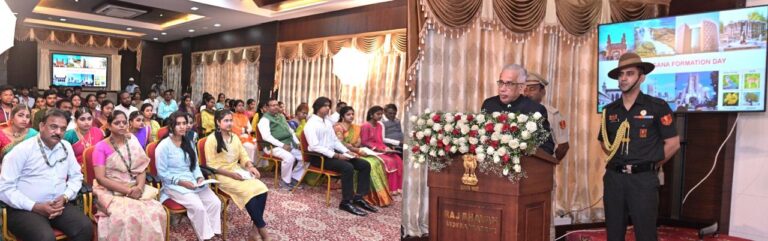 10th Telangana Formation Day celebrations held at Raj Bhavan