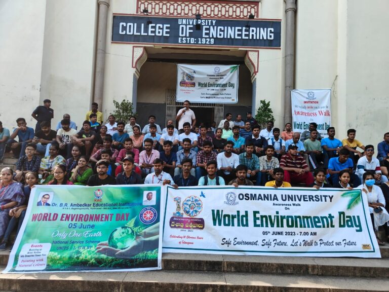Walk on the occassion of "WORLD ENVIRONMENT DAY"