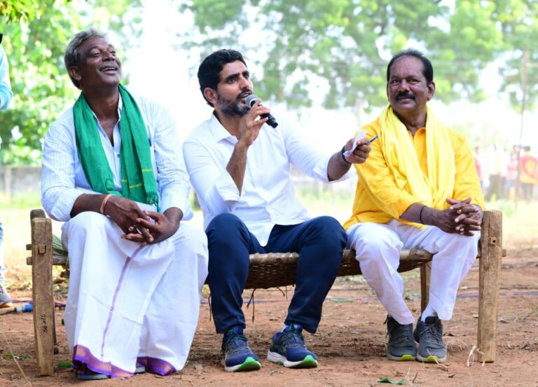 Lokesh promises to lift all false cases filed against SCs, STs