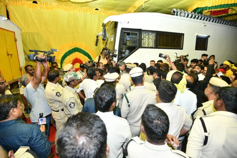 House arrest of TDP leaders