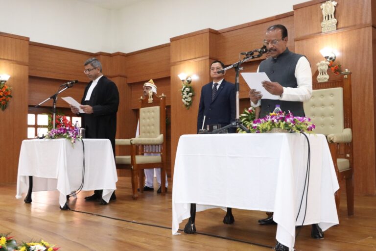 Nallu Indrasena Reddy takes over as Governor of Tripura