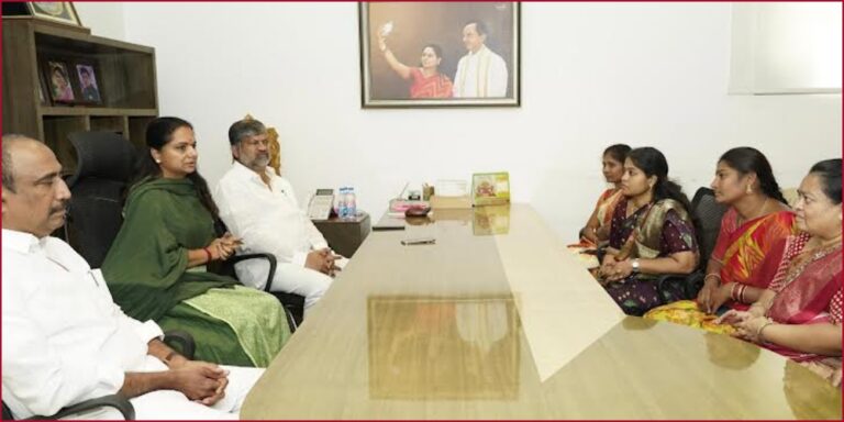 Jagityala BRS councilors meeting with MLC Kavitha