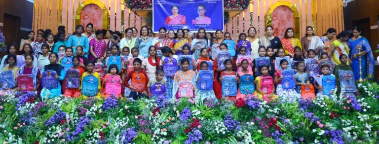 distribution of school bags to the disabled