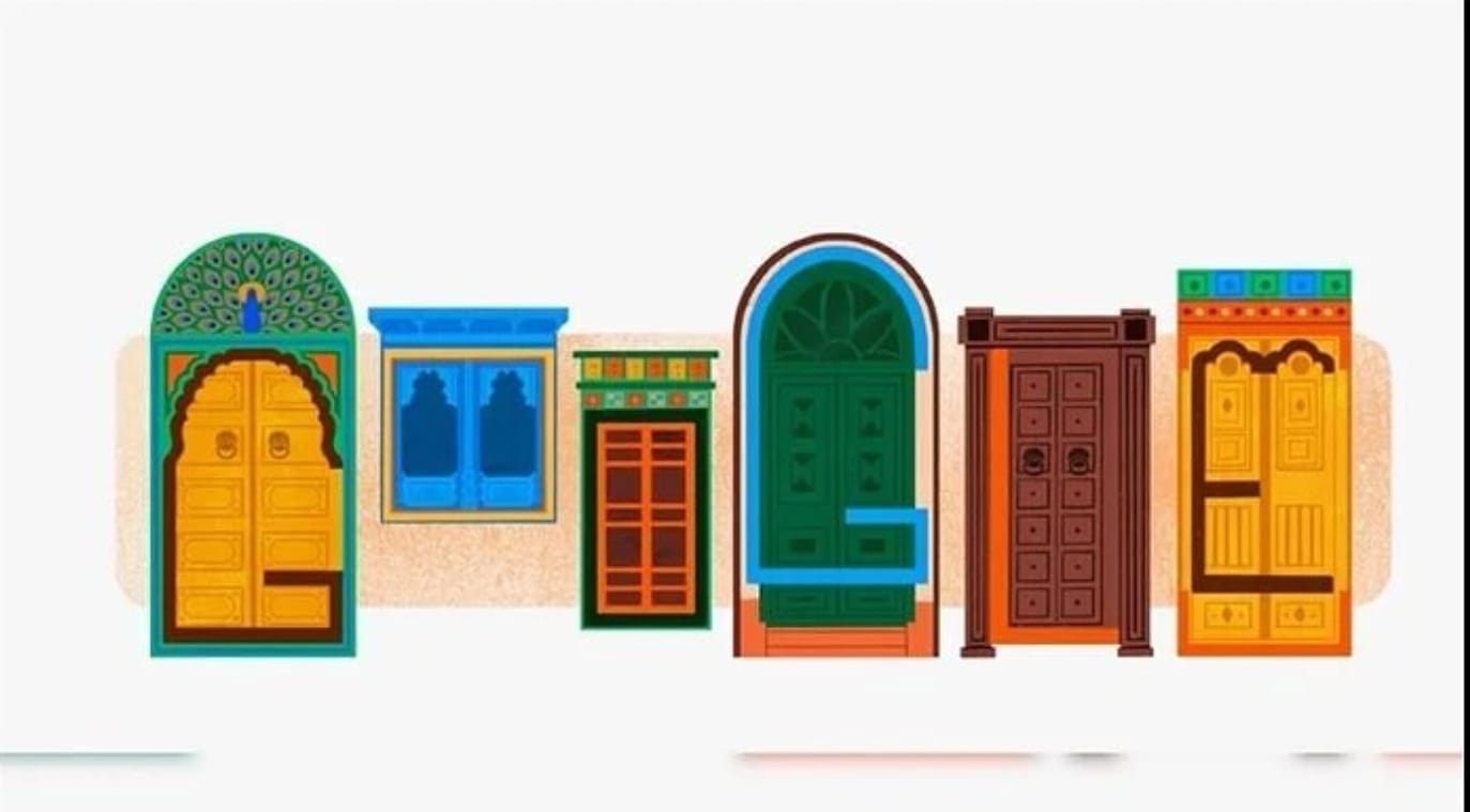 Google's special doodle for India