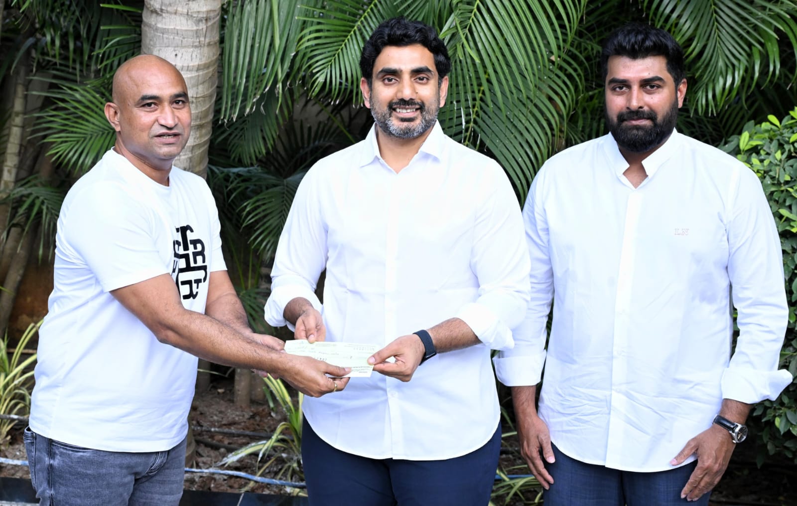 Advocate Satyam donation to CM's Relief Fund