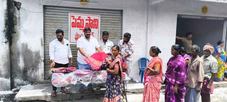 Pemmasani Foundation in relief activities