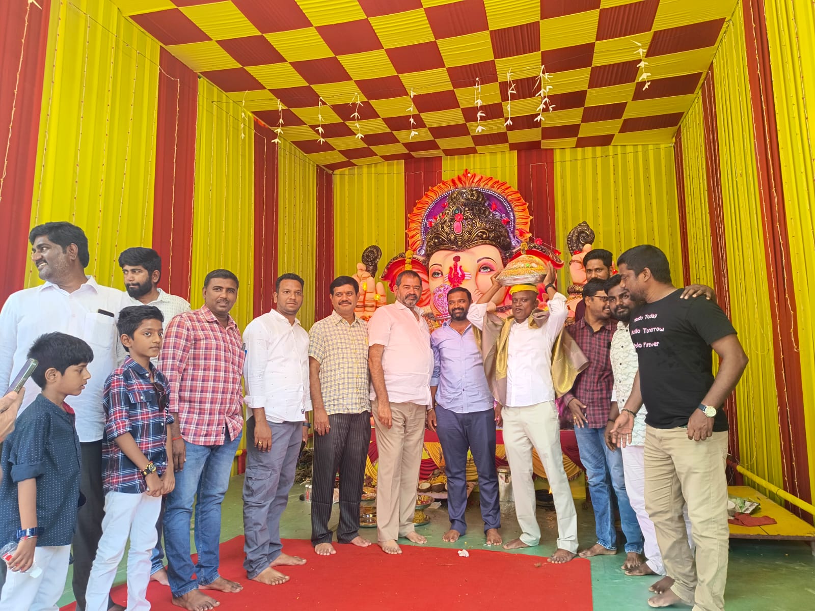 auction at the TDP central office