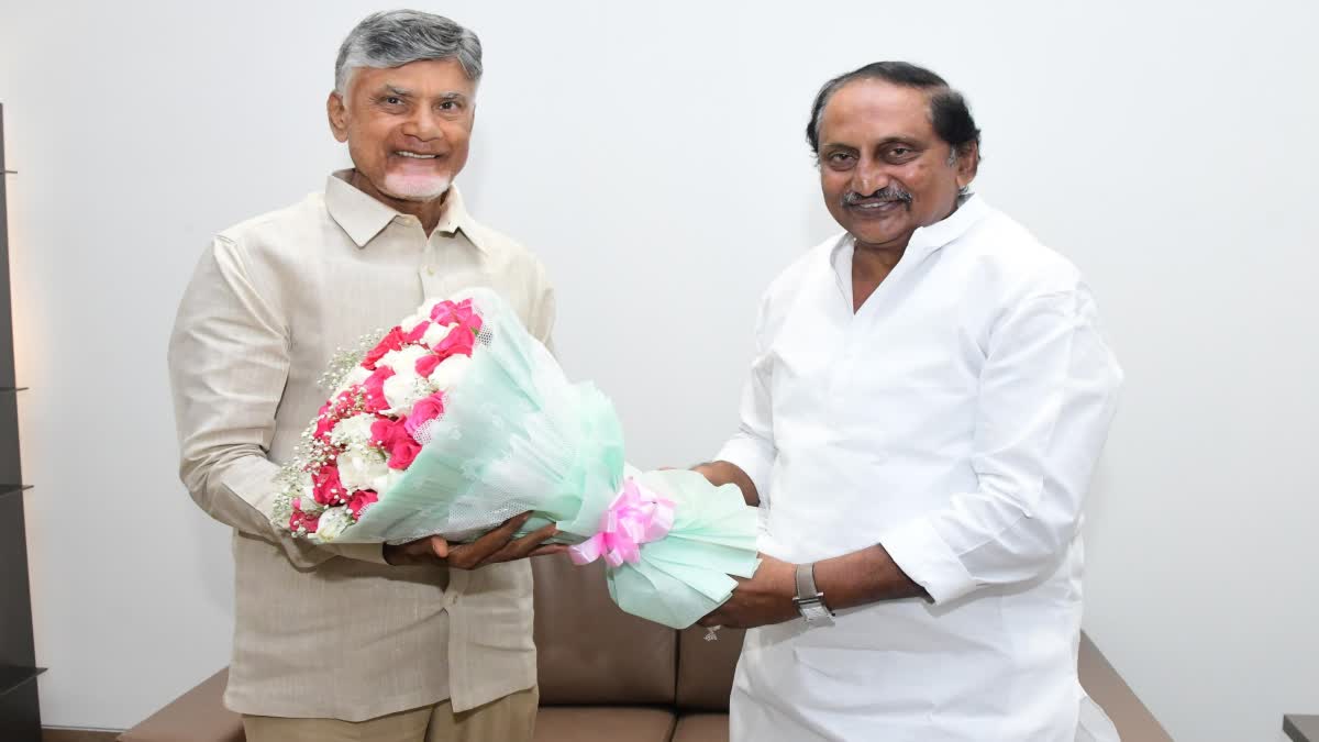 Kiran Kumar Reddy who met Babu