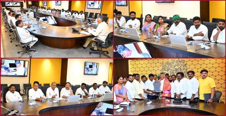 Chandrababu Naidu meeting with Dalit MLAs