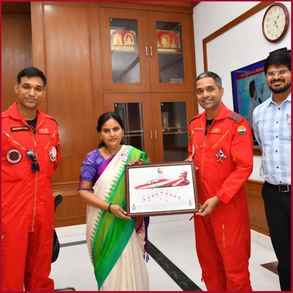 Huge arrangements for air show