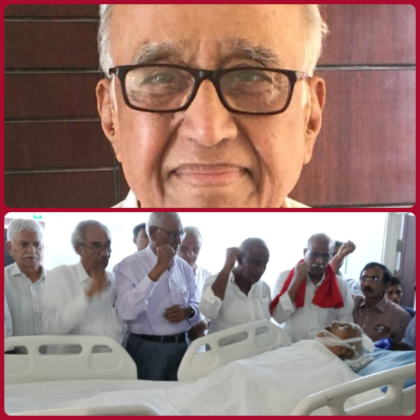 CPI leader Suravaram Sudhakar Reddy passes away