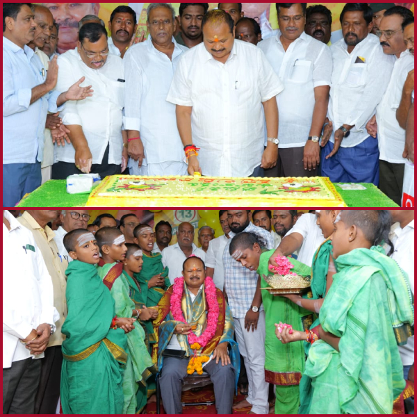 MLA 'Kanna''s birthday celebrated in grand style