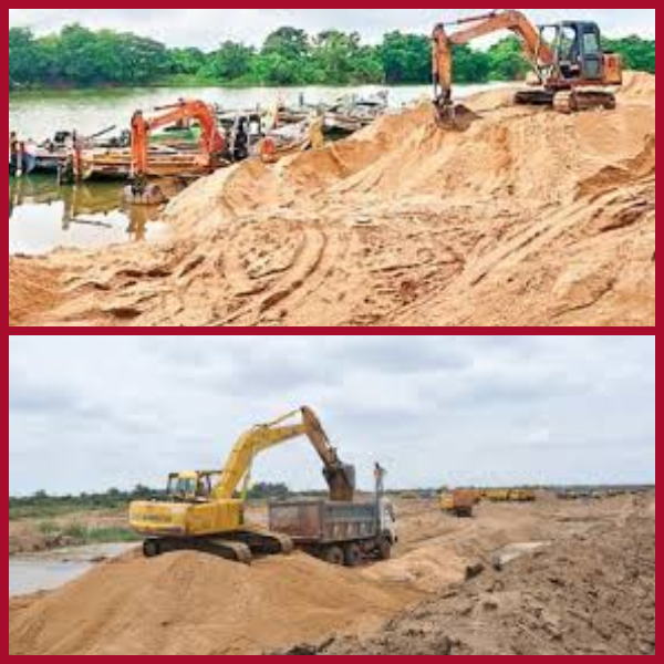 Obstacle to sand transportation to the capital removed
