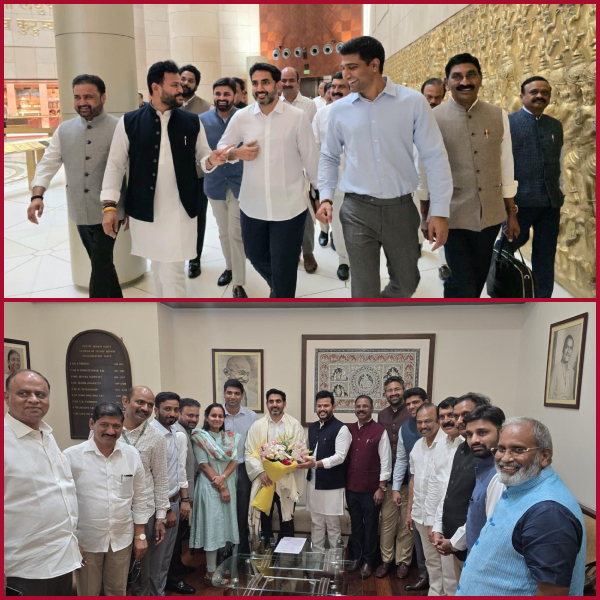Sana Satish meets Union ministers during Lokesh's Delhi visit