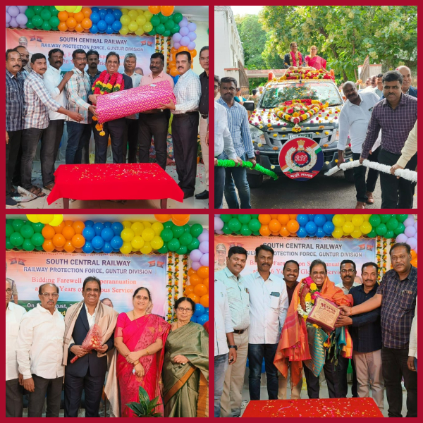 A grand farewell to IRPFS officer Madhusudhan Rao