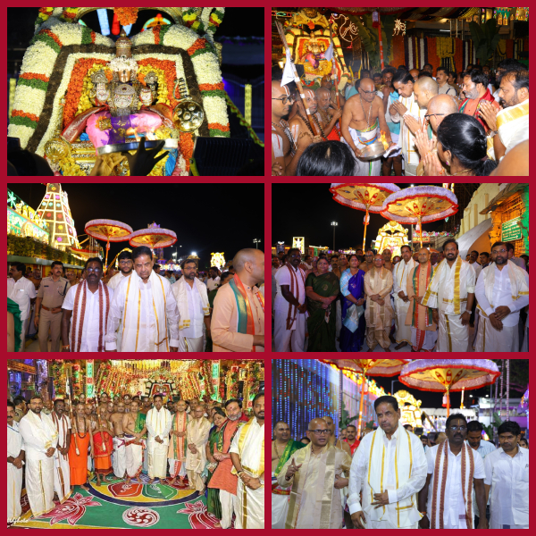 A scientific offering of saplings for the Brahmotsavams of Srivari Salakatla