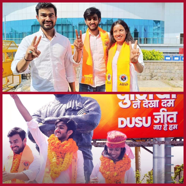 ABVP wins Delhi University elections
