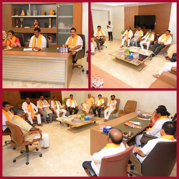 BJP public representatives meet at Sujana Chowdhury's house