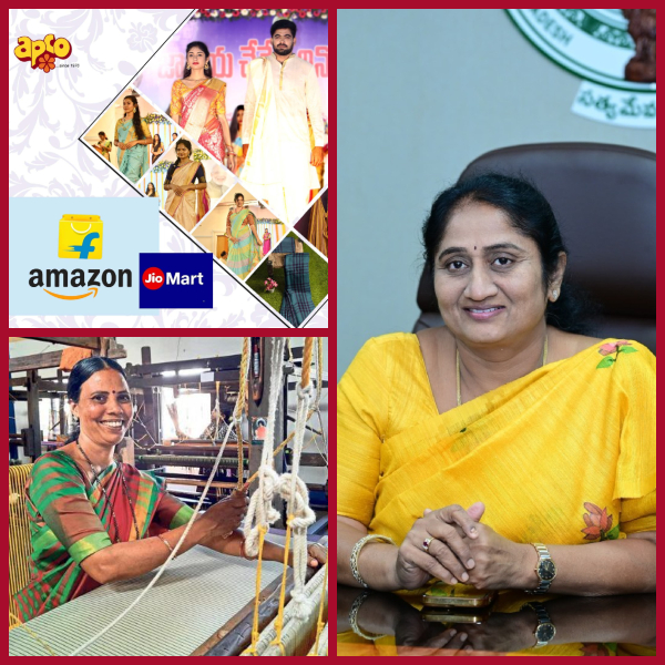 Handloom fabrics right at the doorstep