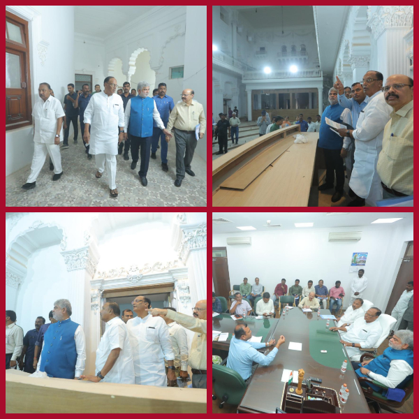 Speed __up the reconstruction work of the Legislative Council Building