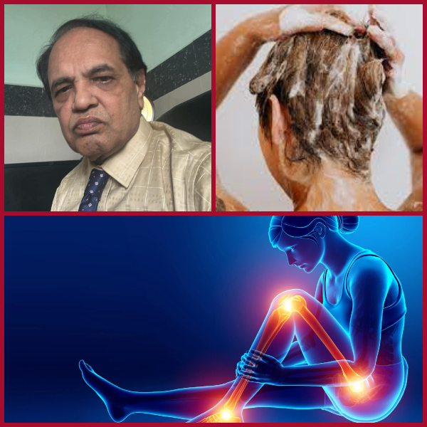 Head bath - Paralysis strokes