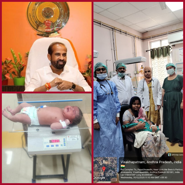 4.8 kg baby born through natural delivery