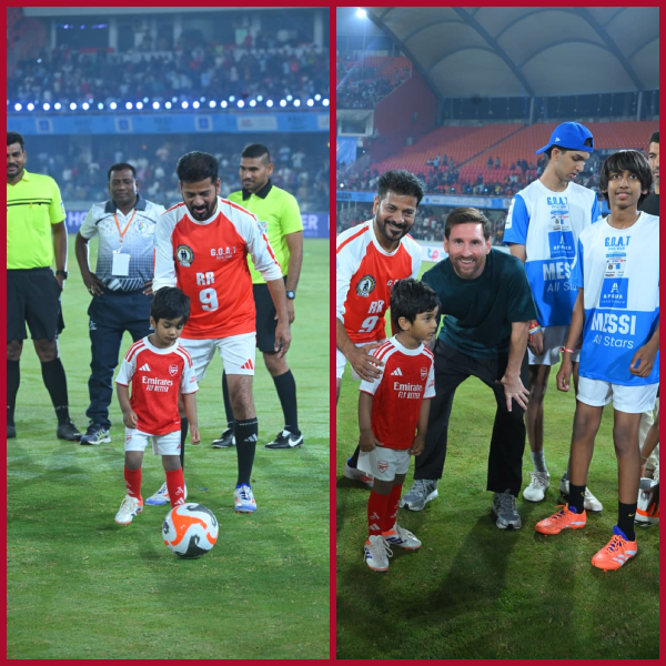 Revanth's grandson played football