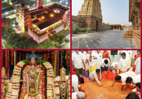 Sri Kodandaramaswamy Temple, an ancient site adorned with monolithic statues, is located in Ontimitt