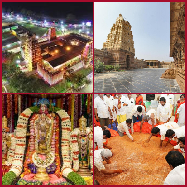 Sri Kodandaramaswamy Temple, an ancient site adorned with monolithic statues, is located in Ontimitt