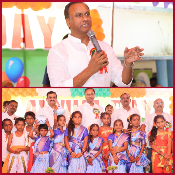 Komatireddy Rajgopal Reddy Mark's efforts to strengthen education in government schools