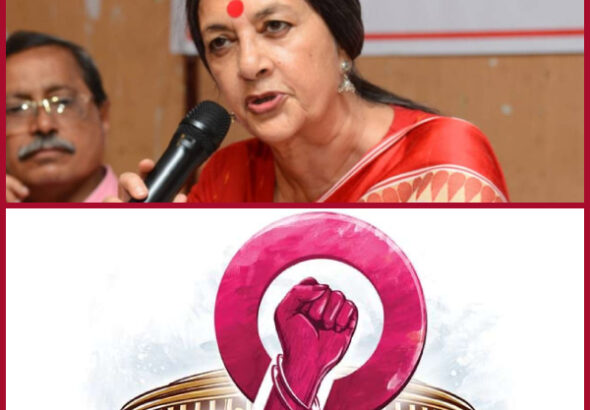 Nari Shakti - Political Manipulation_ Vrindakarat protests against the Women's Bill!